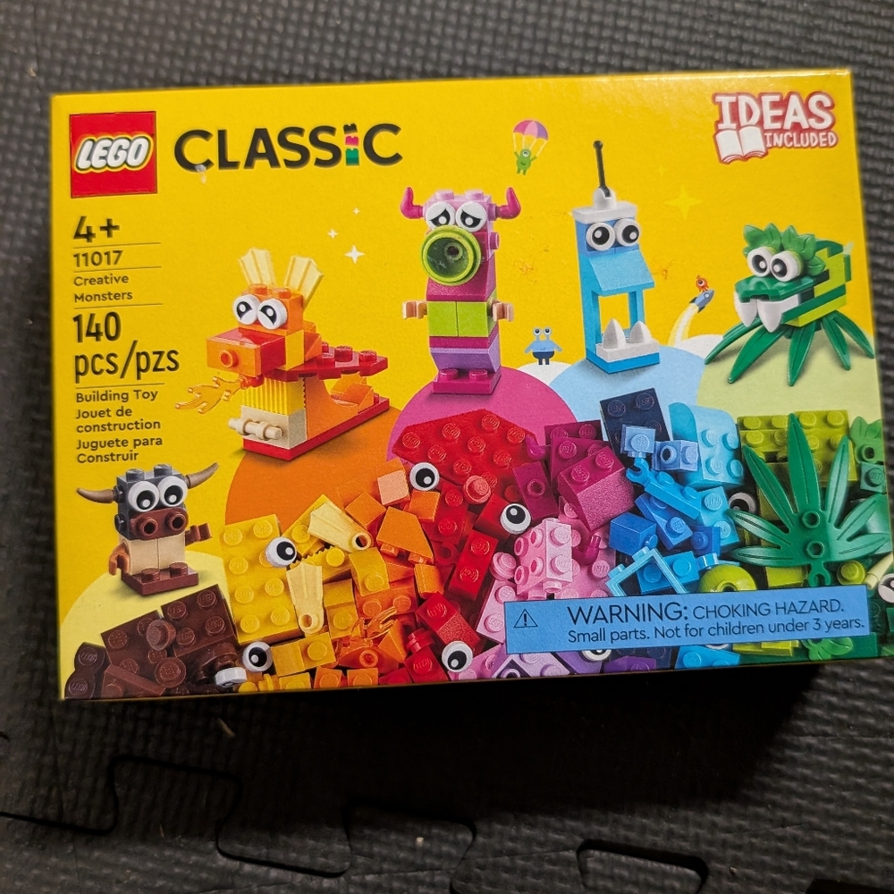 Brand New Lego Classic Creative Monsters Building Toy 11017 New Sealed 140 Pcs